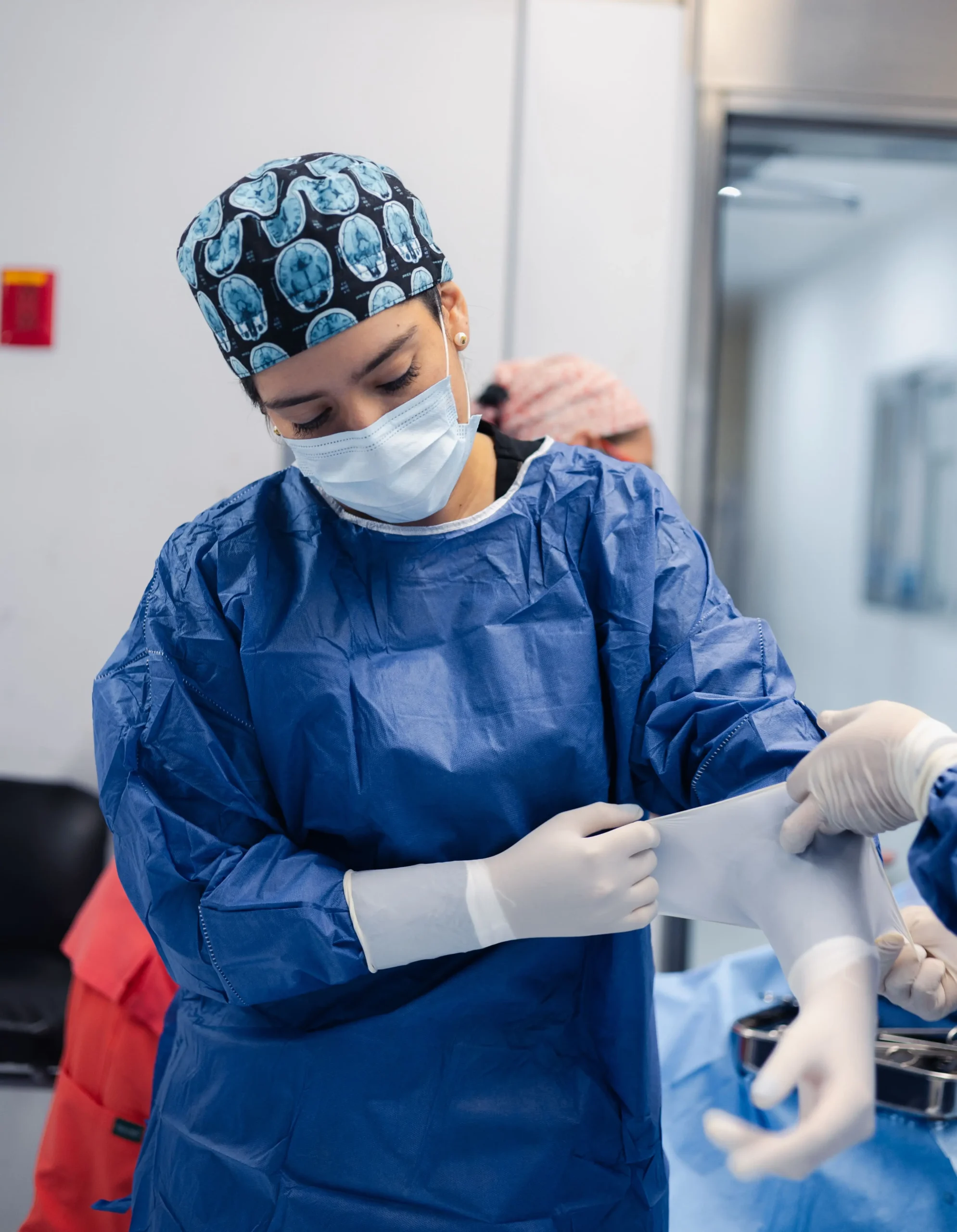 Resección de tumor en ala de esfenoides izquierdo probable meningioma.